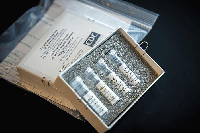 The flawed coronavirus test kits went out to public laboratories in February. An internal Centers for Disease Control and Prevention review obtained by NPR says the wrong quality control protocols were used.