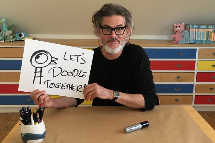 Artist Mo Willems is leading a doodle session on election night for children and adults. On the Kennedy Center's website, he will encourage self-expression for anyone who tunes in.