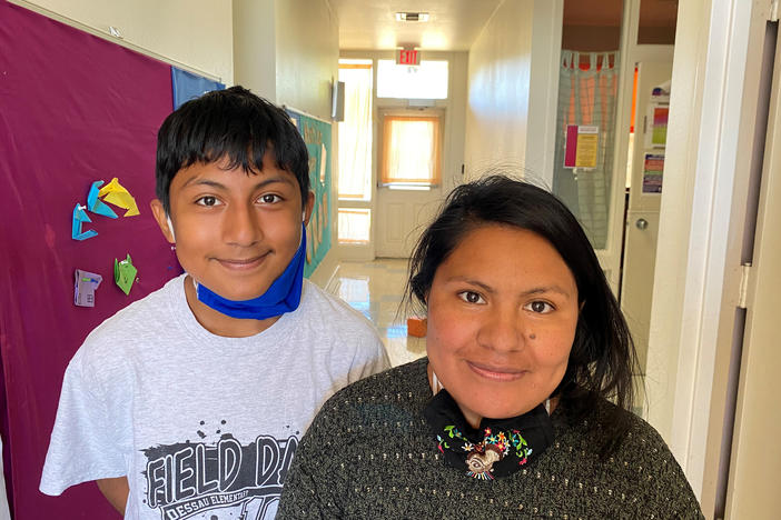 Iván and his mother, Hilda Ramirez, have taken refuge in a suburban church in Austin, Texas, for more than four and a half years. She says they fled his abusive grandfather in Guatemala five years ago, made it to the Texas border, and asked for asylum from the Obama administration. But she says their treatment under President Trump has been worse.