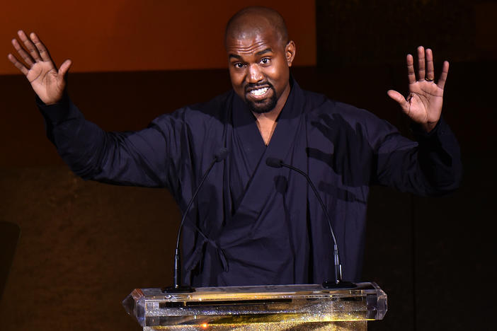 Kanye West at the 2015 CFDA Fashion Awards at Alice Tully Hall at Lincoln Center on June 1, 2015 in New York City.