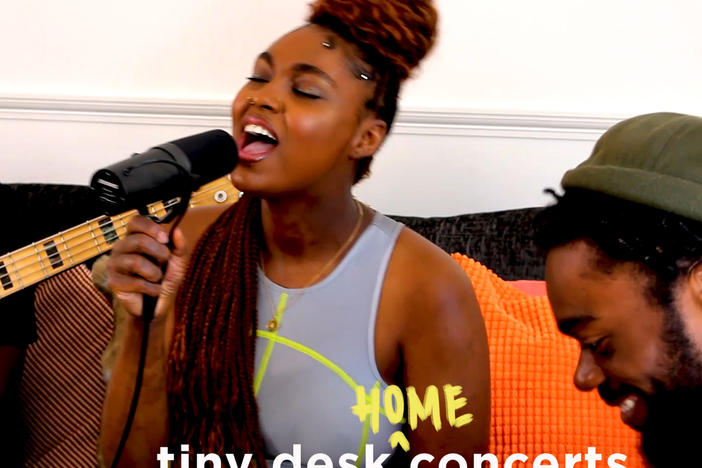 Tiana Major9 plays a Tiny Desk (home) concert.