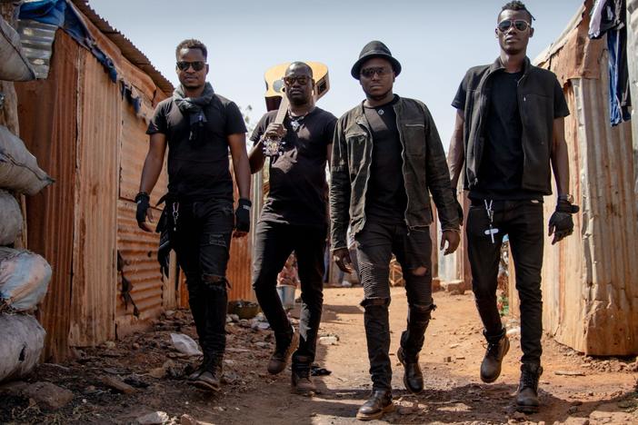 The band Songhoy Blues from Bamako, Mali.