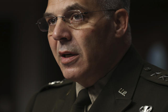 Gen. Gustave Perna tells NPR that if a safe and effective COVID-19 vaccine is approved by the Food and Drug Administration in December, "10 to 30 million doses of vaccine will be available that we can start distributing" in the United States.
