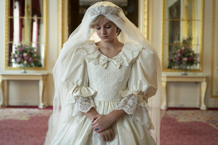Emma Corrin plays Princess Diana in the latest season of <em>The Crown.</em>