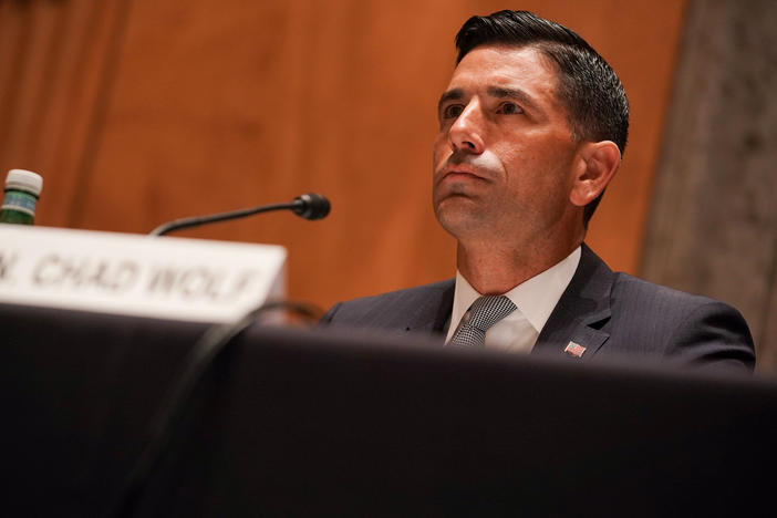 Chad Wolf, the acting secretary of homeland security, is pictured on Sept. 23. A federal judge said he was not authorized to issue a July memo limiting the restrictions of DACA recipients.