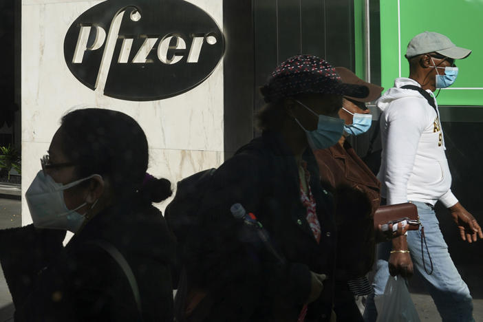 Pfizer plans to file within days with the Food and Drug Administration to allow emergency use of its COVID-19 vaccine.