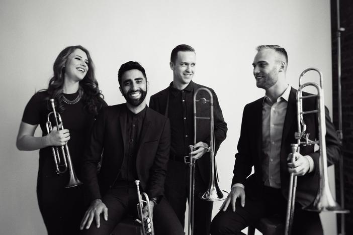 The members of New York-based brass quartet The Westerlies are rehearsing together thousands of miles apart, thanks to Audio Movers.