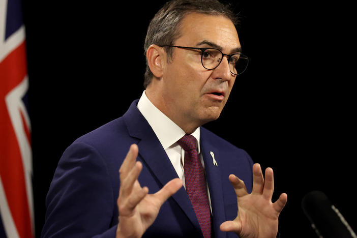 South Australian Premier Steven Marshall announces restrictions being eased in South Australia after a lie the discovery that a man misled contact tracers.