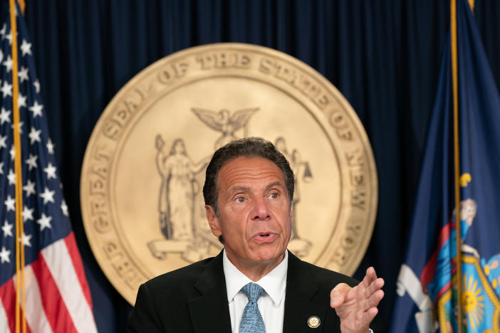 New York Gov. Andrew Cuomo has been singled out for the International Emmy Founders Award for his public addresses on the coronavirus crisis.