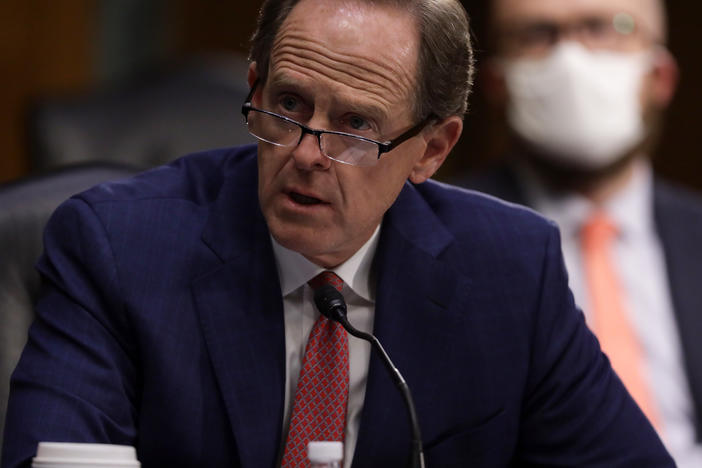 Republican Sen. Pat Toomey of Pennsylvania, seen here during a confirmation hearing in May, urged President Trump to accept the outcome of the presidential election.