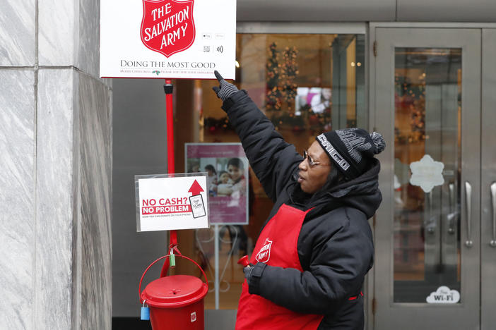 The Salvation Army's red-kettle campaign is expecting fewer donations and volunteers this year as a result of the coronavirus pandemic.