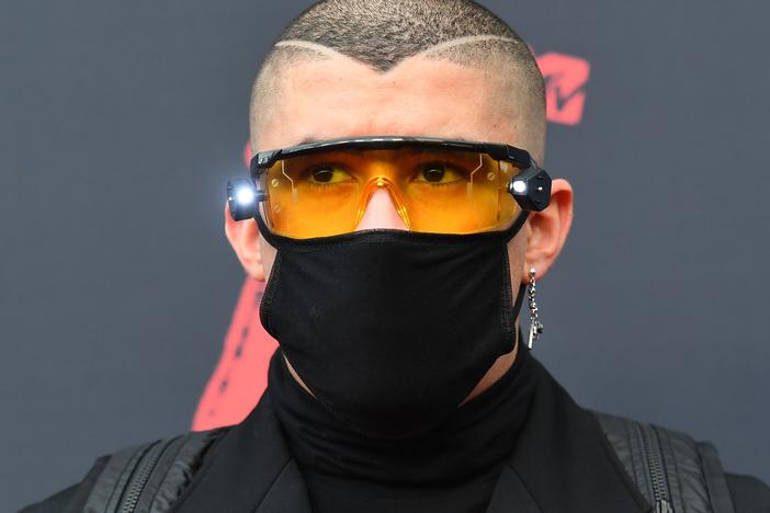 Bad Bunny, photographed at the 2019 MTV Video Music Awards  in Newark, N.J. on Aug. 26, 2019.