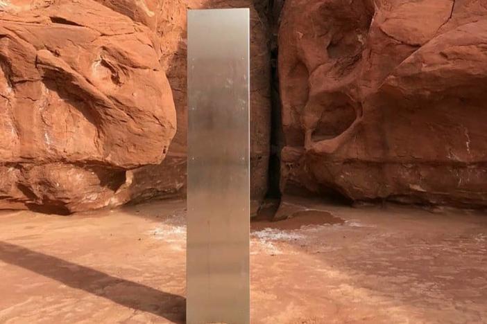 This monolith was discovered in rural Utah, but officials do not know its source or reason for being installed.