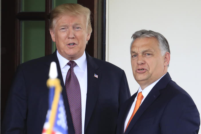 President Trump welcomes Hungarian Prime Minister Viktor Orban to the White House in May 2019.