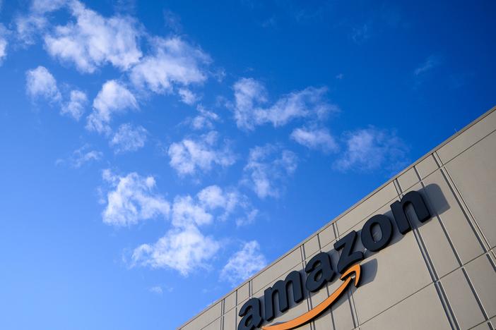 Some workers at Amazon warehouses such as this one in the Staten Island borough of New York City have been trying to organize, facing stiff opposition from the company. Amazon workers in Alabama have now petitioned to form a union.