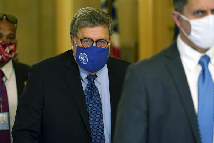 Attorney General William Barr said that U.S. attorneys and the FBI have looked into specific allegations but that they have found nothing that would affect the outcome of the election.