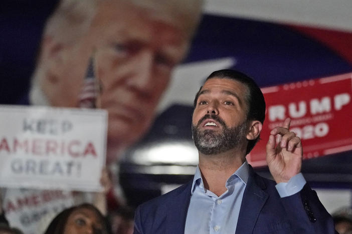 President Trump is being urged to pardon some of those closest to him preemptively, including son Donald Trump Jr.
