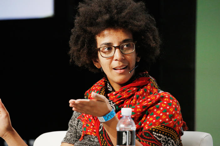 Former Google AI research scientist Timnit Gebru, shown in September 2018, says she was abruptly fired from the tech giant after a dispute involving a research paper.
