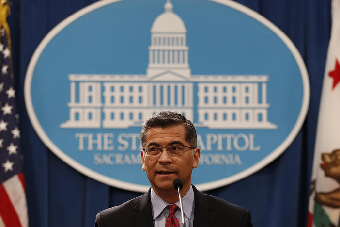 President-elect Joe Biden has picked Xavier Becerra, shown here in a 2018 file photo, as his nominee for health and human services secretary.