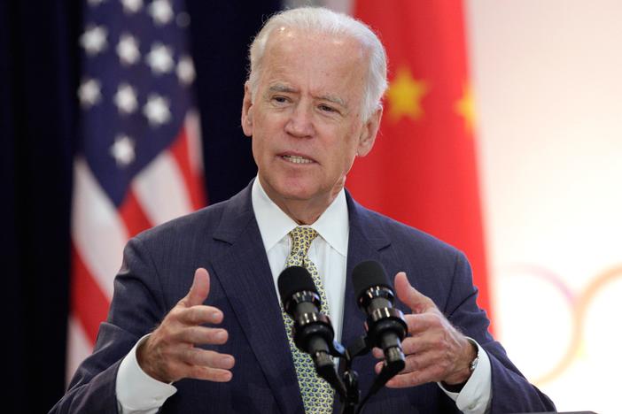 Then-Vice President Joe Biden speaks during the opening session of the U.S.-China Strategic & Economic Dialogue at the State Department in June 2015.