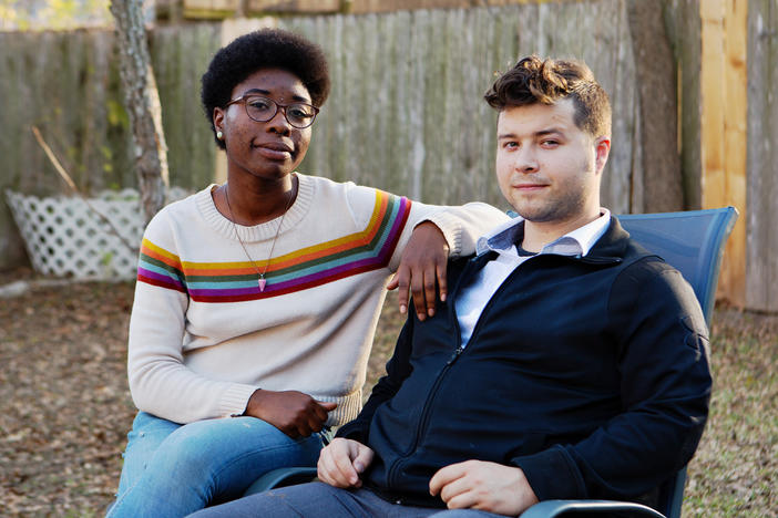 Robi Hamilton and Andrew Mentzel's careers were just starting in Austin, Texas, when the pandemic started. Both have spent most of their adult lives living paycheck-to-paycheck.