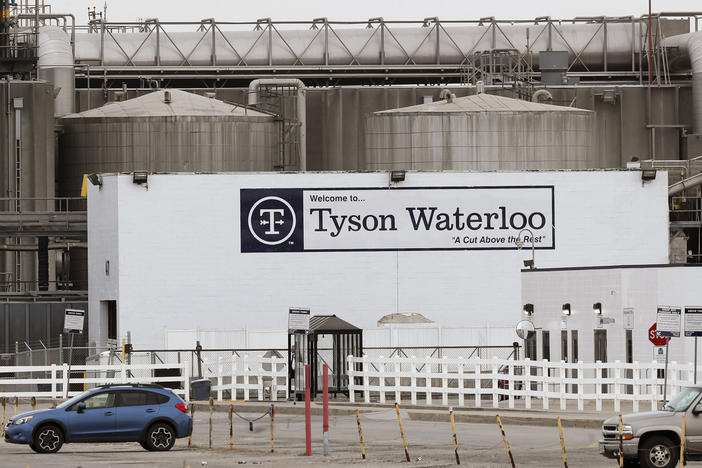 Tyson Foods has fired seven managers at its plant in Waterloo, Iowa, who were allegedly involved in a betting pool guessing how many workers there would get COVID-19.