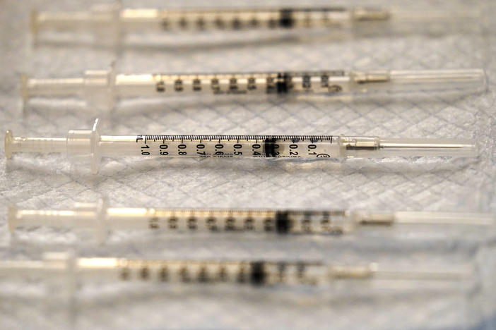 U.S. Army General Gustave Perna told reporters Saturday that some 7.9 million doses of COVID-19 vaccines are ready for distribution next week.
