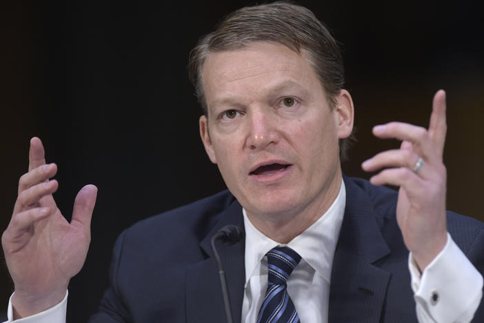 Kevin Mandia, CEO of the cybersecurity firm FireEye, testifies before the Senate Intelligence Committee in 2017. Mandia's company was the first to sound the alarm about the massive hack of government agencies and private companies on Dec. 8.