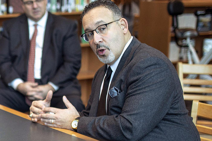Connecticut Education Commissioner Miguel Cardona, here in January, is President-elect Joe Biden's intended nominee for education secretary.
