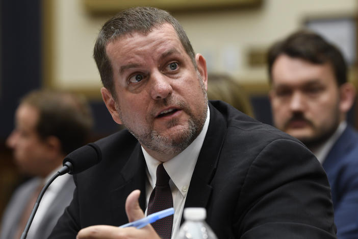 Matthew Masterson, then a senior cybersecurity adviser at the Department of Homeland Security, testifies before a House Judiciary Committee hearing in 2019. He left his post on Friday.