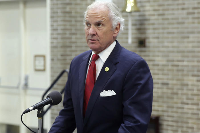 South Carolina Gov. Henry McMaster, shown earlier this month, has tested positive for the coronavirus.