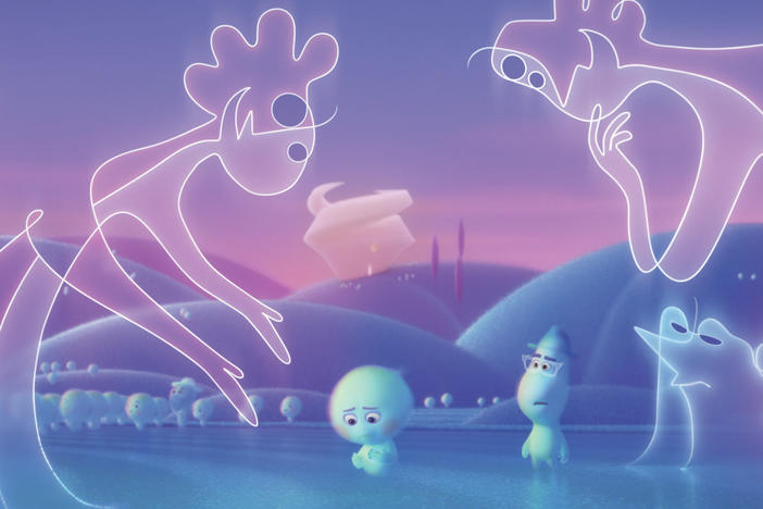 In <em>Soul, </em>a middle-school band teacher makes one small misstep and ends up in The Great Before, a fantastical place where new souls get their personalities, quirks and interests before they go to Earth.