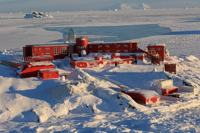 Chilean officials report 36 people have tested positive for the coronavirus on Antarctica. The permanent research station is located on tip of the continent south of Chile.