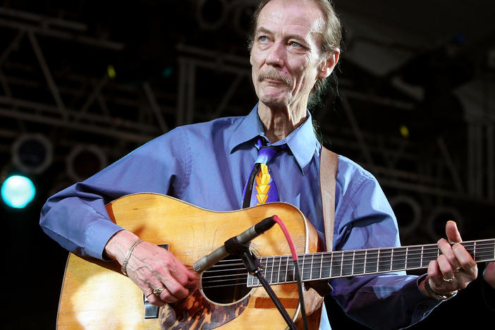 Tony Rice performs on stage during Bonnaroo 2009 in Manchester, Tenn..