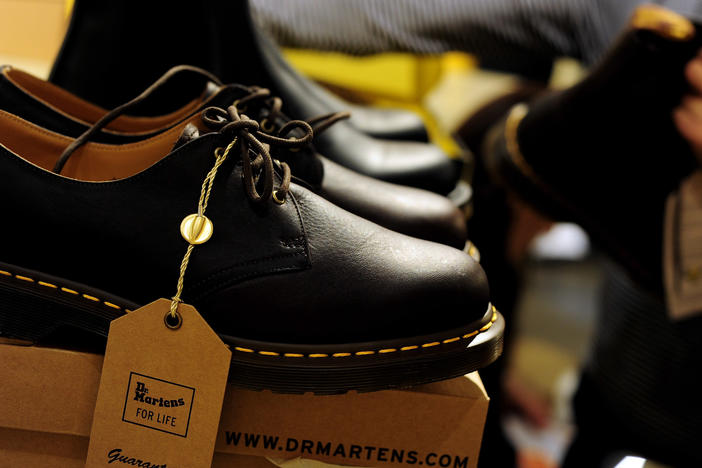 A general view inside the Dr. Martens central London store in 2010. The company sells more than 11 million pairs a year in more than 60 countries.