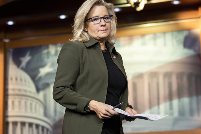 Rep. Liz Cheney of Wyoming is one of 10 Republicans who voted to impeach President Trump on Wednesday.