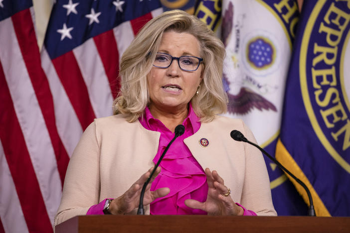 Rep. Liz Cheney of Wyoming is one of 10 House Republicans who voted to impeach President Trump.