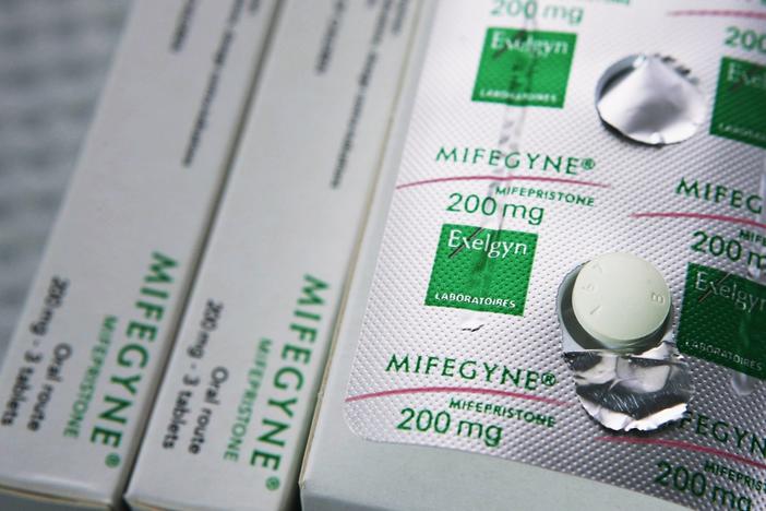 A U.S. Supreme Court's decision on Tuesday reinstates a requirement for patients to pick up the abortion drug mifepristone in person at a hospital or doctor's office, regardless of the COVID-19 pandemic.