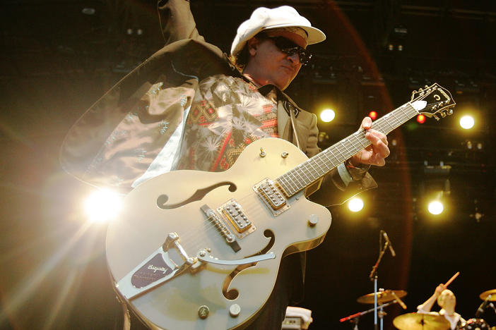 Sylvain Sylvain of the New York Dolls, shown here performing in 2007, has died at the age of 69.