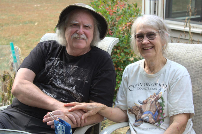 Doug and Judith Saum moved to New Hampshire from Reno, Nev., to escape the health effects of worsening wildfire smoke<em>.</em>