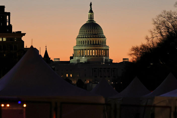 The Capitol seen on Saturday.