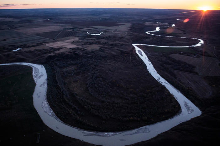 The Keystone XL pipeline was set to have passed near the White River in South Dakota. President Biden plans to block the controversial pipeline in one of his first acts of office.