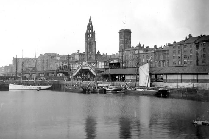 Shipping workers recorded the tide levels beginning in 1854 at St. George's Dock in Liverpool, England, creating valuable records for future scientists.