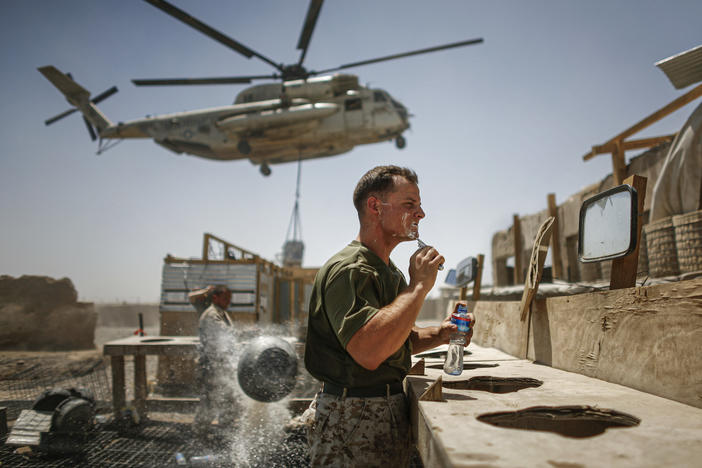 U.S. Marines with the 2nd Battalion, 8th Marine Regiment pushed to secure parts of Helmand province ahead of the 2009 Afghanistan presidential election.
