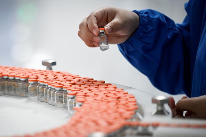 The Sinovac vaccine is produced at this newly built factory in China. Sinovac is one of 11 Chinese companies carrying out clinical trials of potential COVID-19 vaccines.