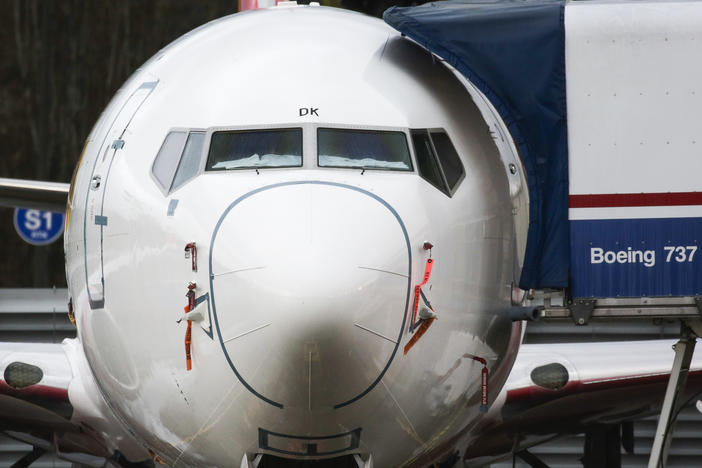 A Boeing 737 Max airliner is shown at the Boeing Factory in Renton, Wash., in November. European aviation regulators gave the all-clear to return to service following a pair of deadly crashes in 2018 and 2019.