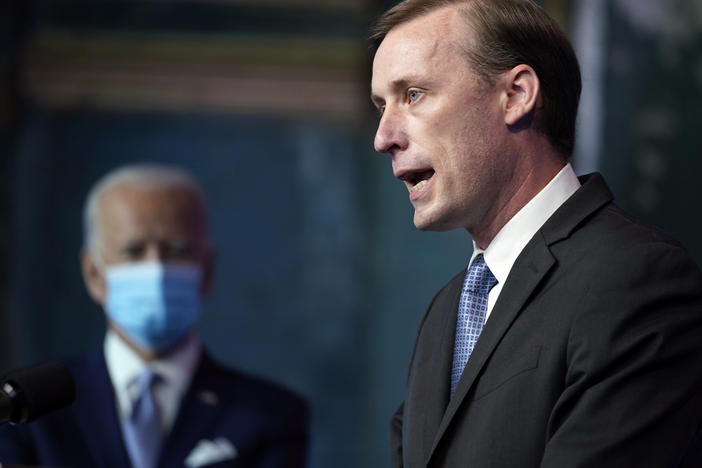 Jake Sullivan, President Biden's national security adviser, says there are some foreign policy initiatives the Trump administration started that the new White House will build on.