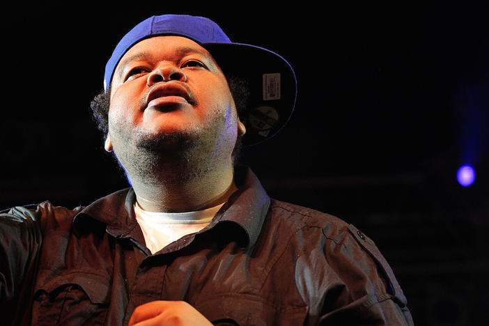 Double K, born Michael Turner, of People Under the Stairs performing during the Bonnaroo Music and Arts Festival on June 11, 2009 in Manchester, Tenn.