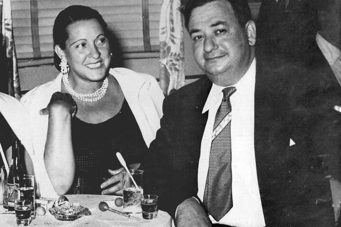The author's grandparents, Russell and Mary Shorto, socialize at Club Harlem in Atlantic City, N.J., in the mid-1950s.