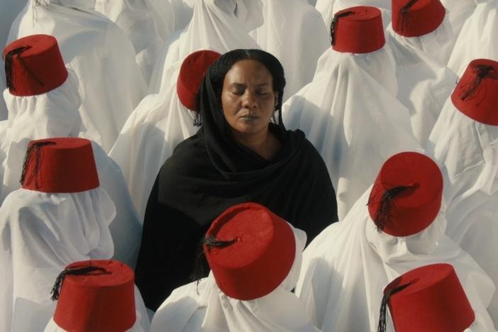 Islam Mubarak as Sakina in <em>You Will Die at Twenty</em>, the first Sudanese film submitted for an Academy Award.